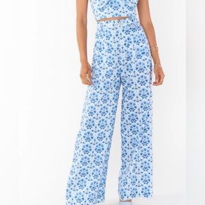 Show Me Your Mumu Rue Trouser Floral Top and Wide Leg Pants Set